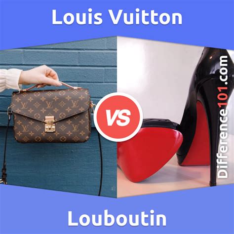 louis vuitton and louboutin difference|louboutin louis vuitton wedding shoes.